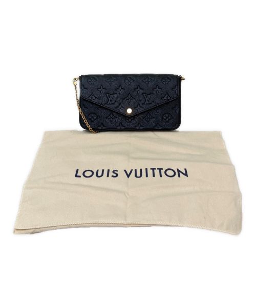 LOUIS VUITTON（ルイ ヴィトン）LOUIS VUITTON (ルイ ヴィトン) ポシェット・フェリシー/ショルダーバッグ ブラックの古着・服飾アイテム