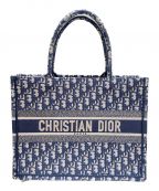 Christian Diorクリスチャン ディオール）の古着「BOOK TOTE MEDIUM」｜ネイビー
