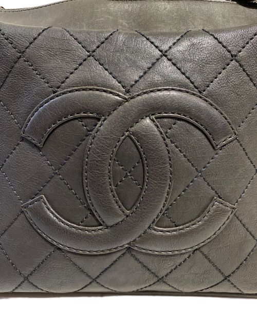 CHANEL（シャネル）CHANEL (シャネル) マトラッセショルダーバッグ ブラックの古着・服飾アイテム
