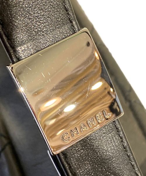 CHANEL（シャネル）CHANEL (シャネル) マトラッセショルダーバッグ ブラックの古着・服飾アイテム