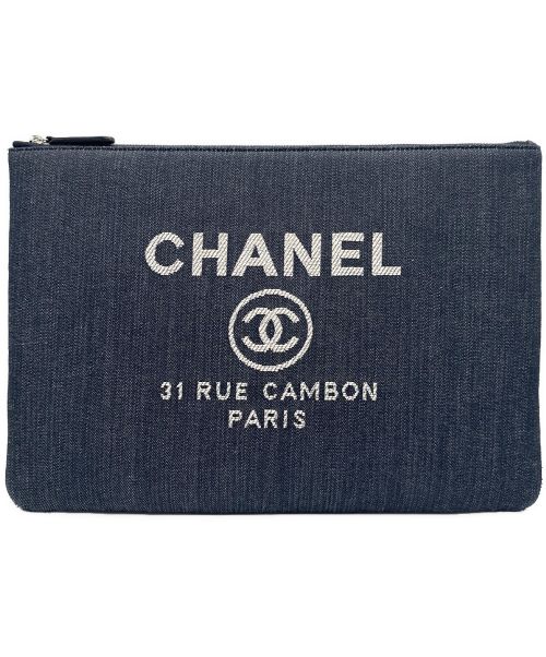 CHANEL（シャネル）CHANEL (シャネル) デニムクラッチバッグ デニム サイズ:-の古着・服飾アイテム