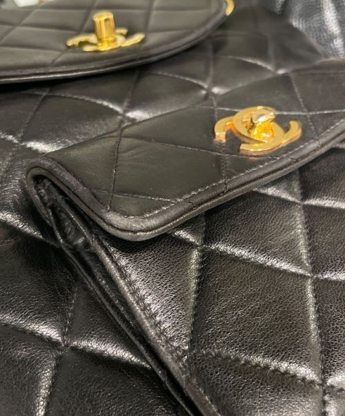 CHANEL（シャネル）CHANEL (シャネル) マトラッセリュック ブラックの古着・服飾アイテム