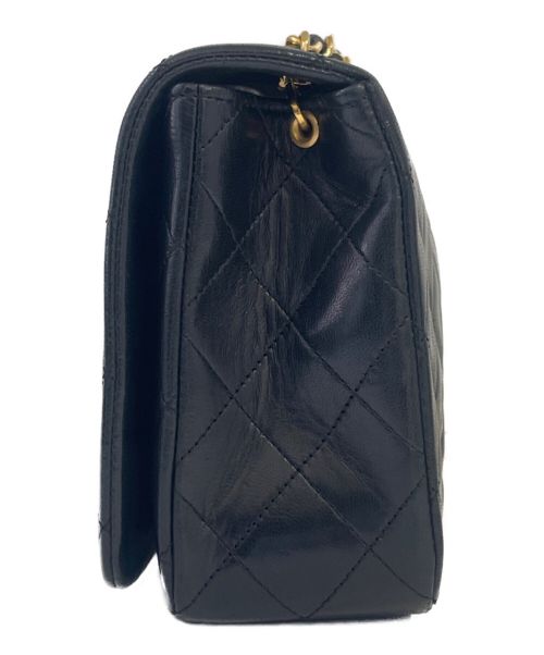 CHANEL（シャネル）CHANEL (シャネル) フルフラップチェーンショルダーバッグ ブラック サイズ:-の古着・服飾アイテム