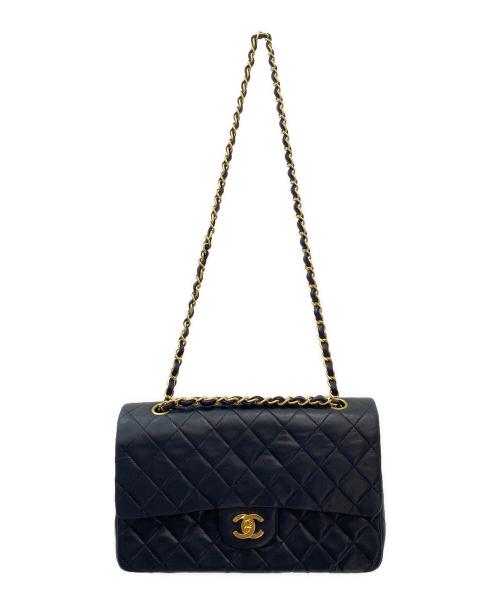 CHANEL（シャネル）CHANEL (シャネル) ダブルフラップマトラッセ25 ブラック サイズ:25の古着・服飾アイテム