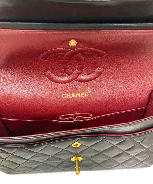 CHANEL（シャネル）CHANEL (シャネル) ダブルフラップマトラッセ25 ブラック サイズ:25の古着・服飾アイテム