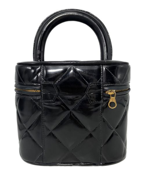 CHANEL（シャネル）CHANEL (シャネル) パテントバニティバッグ ブラック サイズ:-の古着・服飾アイテム