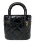 CHANEL (シャネル) パテントバニティバッグ ブラック サイズ:-：320000円