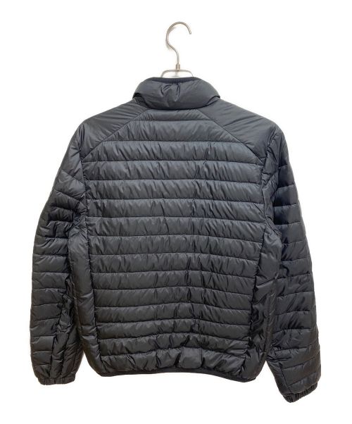 PRADA（プラダ）PRADA (プラダ) ロゴプレートライトダウンジャケット ブラック サイズ:46の古着・服飾アイテム