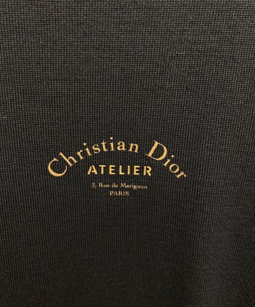 Dior（ディオール）Dior (ディオール) ATELIERロゴニット ブラック サイズ:Mの古着・服飾アイテム