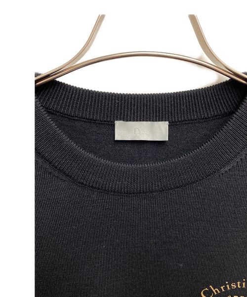 Dior（ディオール）Dior (ディオール) ATELIERロゴニット ブラック サイズ:Mの古着・服飾アイテム