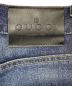 中古・古着 GUCCI (グッチ) フラワー刺繍デニムパンツ インディゴ サイズ:44：69800円