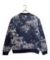 LOUIS VUITTON (ルイ ヴィトン) タペストリーモノグラムスウェットシャツ ネイビー×ブルー サイズ:XS：118000円