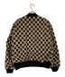 BURBERRY (バーバリー) ブルックランド チェッカーボード ボンバージャケット ブラック×ベージュ サイズ:M：69800円