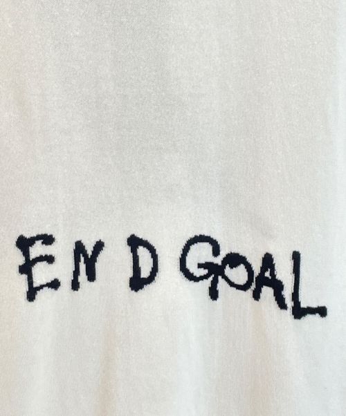 LOUIS VUITTON（ルイ ヴィトン）LOUIS VUITTON (ルイ ヴィトン) End Goal Knit Tee ホワイト サイズ:XSの古着・服飾アイテム