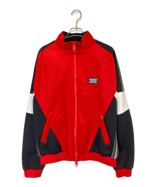BURBERRY（バーバリー）BURBERRY (バーバリー) トラックジャケット レッド サイズ:Sの古着・服飾アイテム