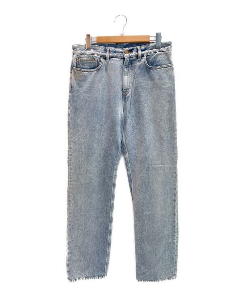 LOUIS VUITTON（ルイ ヴィトン）LOUIS VUITTON (ルイ ヴィトン) LVSEウォッシュドレギュラーデニムパンツ インディゴ サイズ:32の古着・服飾アイテム
