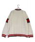GUCCI (グッチ) シェリーラインカーディガン グリーン×レッド サイズ:S：69800円