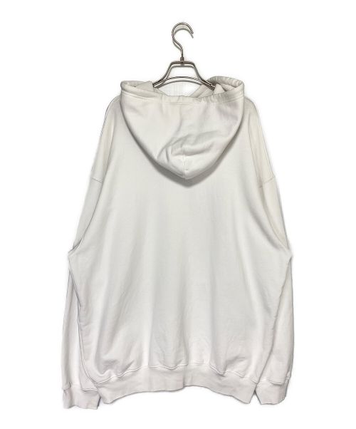 BALENCIAGA（バレンシアガ）BALENCIAGA (バレンシアガ) ロゴプルオーバーパーカー ホワイト サイズ:XLの古着・服飾アイテム