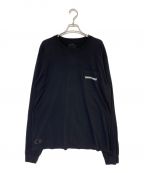 CHROME HEARTSクロムハーツ）の古着「長袖ポケットロゴTシャツ」｜ブラック