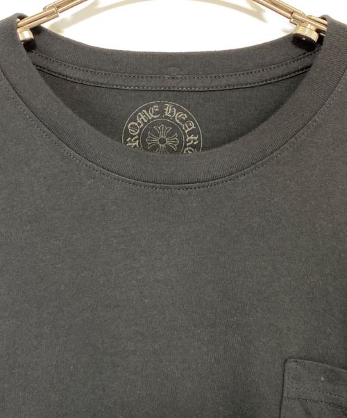 CHROME HEARTS（クロムハーツ）CHROME HEARTS (クロムハーツ) 長袖ポケットロゴTシャツ ブラック サイズ:XLの古着・服飾アイテム