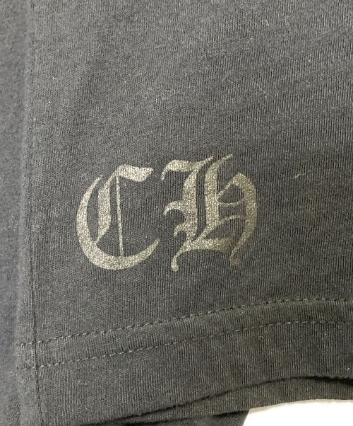 CHROME HEARTS（クロムハーツ）CHROME HEARTS (クロムハーツ) 長袖ポケットロゴTシャツ ブラック サイズ:XLの古着・服飾アイテム