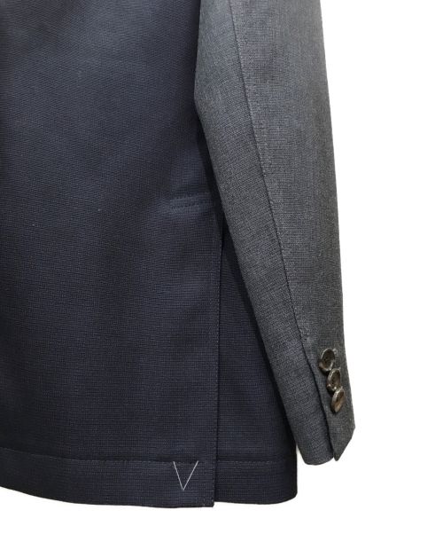 LOUIS VUITTON（ルイ ヴィトン）LOUIS VUITTON (ルイ ヴィトン) 切替デザイン2Bテーラードジャケット ネイビー サイズ:52の古着・服飾アイテム