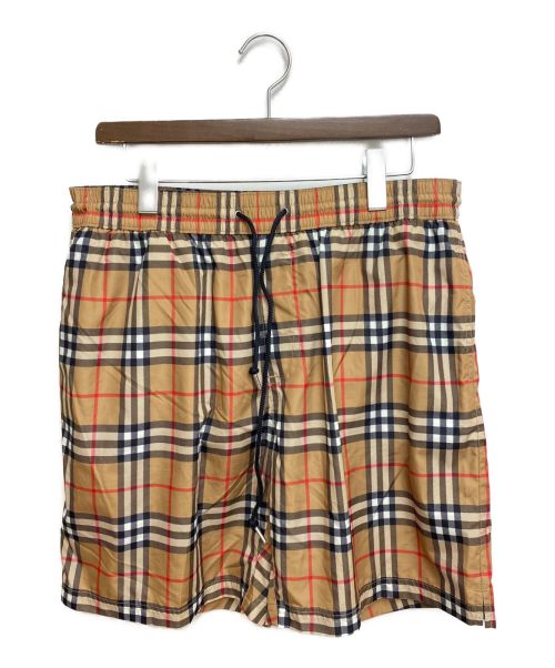 BURBERRY（バーバリー）BURBERRY (バーバリー) ノバチェックスイムショーツ カーキ サイズ:Lの古着・服飾アイテム