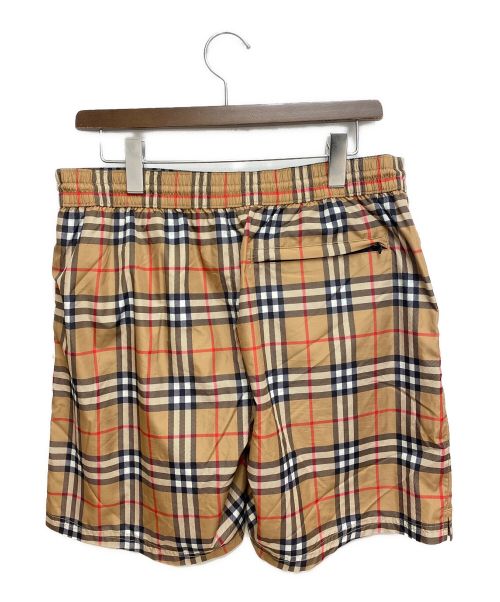 BURBERRY（バーバリー）BURBERRY (バーバリー) ノバチェックスイムショーツ カーキ サイズ:Lの古着・服飾アイテム