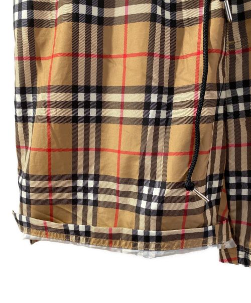 BURBERRY（バーバリー）BURBERRY (バーバリー) ノバチェックスイムショーツ カーキ サイズ:Lの古着・服飾アイテム
