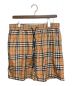 BURBERRY（バーバリー）の古着「ノバチェックスイムショーツ」｜カーキ