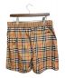 BURBERRY (バーバリー) ノバチェックスイムショーツ カーキ サイズ:L：39800円