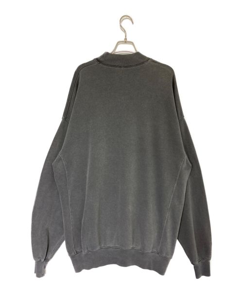 BALENCIAGA（バレンシアガ）BALENCIAGA (バレンシアガ) print mocneck sweat グレー サイズ:XSの古着・服飾アイテム