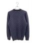 LOUIS VUITTON (ルイ ヴィトン) ハーフアンドハーフモノグラムニット ネイビー×ブルー サイズ:XL：70000円