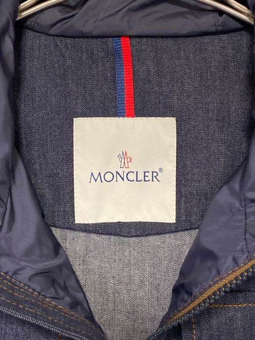 MONCLER（モンクレール）MONCLER (モンクレール) CHRONO GIUBBOTTO インディゴ サイズ:SIZE 0の古着・服飾アイテム