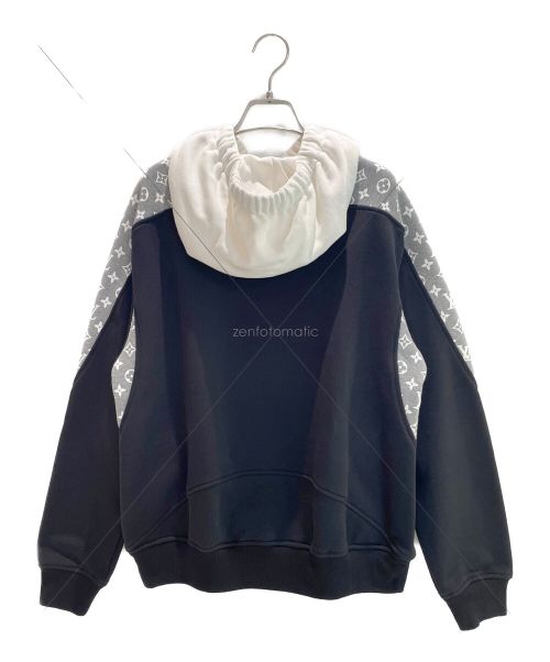 LOUIS VUITTON（ルイ ヴィトン）LOUIS VUITTON (ルイ ヴィトン) モノグラムサークルカットフーデッドパーカー ホワイト サイズ:XSの古着・服飾アイテム