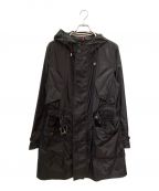 MONCLERモンクレール）の古着「ナイロンフーデッドコート」｜ブラック