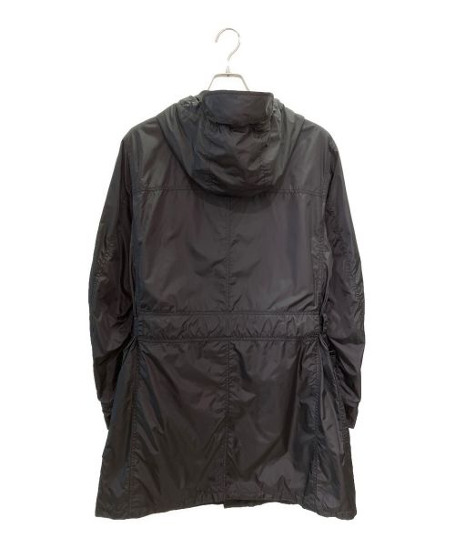 MONCLER（モンクレール）MONCLER (モンクレール) ナイロンフーデッドコート ブラック サイズ:2の古着・服飾アイテム