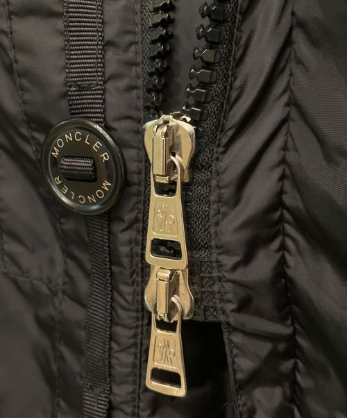 MONCLER（モンクレール）MONCLER (モンクレール) ナイロンフーデッドコート ブラック サイズ:2の古着・服飾アイテム