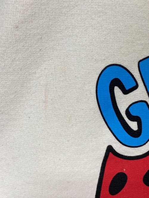 GUCCI（グッチ）GUCCI (グッチ) ストロベリープルオーバーパーカー アイボリー サイズ:Sの古着・服飾アイテム
