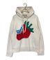 GUCCI（グッチ）の古着「ストロベリープルオーバーパーカー」｜アイボリー