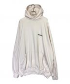 BALENCIAGAバレンシアガ）の古着「OVERSIZED HOODIE STRIKE 1917」｜ライトピンク