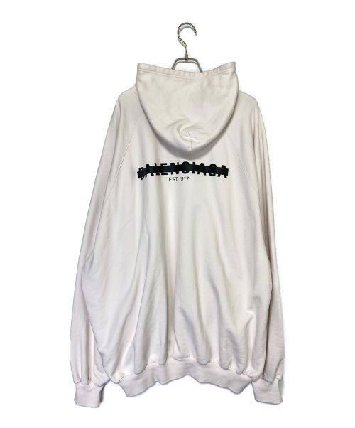 BALENCIAGA（バレンシアガ）BALENCIAGA (バレンシアガ) OVERSIZED HOODIE STRIKE 1917  ライトピンク サイズ:2の古着・服飾アイテム