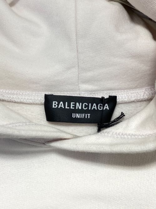 BALENCIAGA（バレンシアガ）BALENCIAGA (バレンシアガ) OVERSIZED HOODIE STRIKE 1917  ライトピンク サイズ:2の古着・服飾アイテム