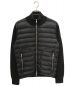 MONCLER（モンクレール）の古着「ダウン切替ニットジャケット」｜ブラック