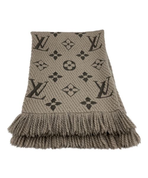 LOUIS VUITTON（ルイ ヴィトン）LOUIS VUITTON (ルイ ヴィトン) エシャルプマフラー グレーの古着・服飾アイテム