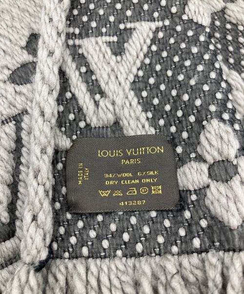 LOUIS VUITTON（ルイ ヴィトン）LOUIS VUITTON (ルイ ヴィトン) エシャルプマフラー グレーの古着・服飾アイテム