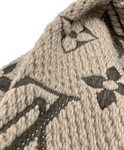 LOUIS VUITTON（ルイ ヴィトン）LOUIS VUITTON (ルイ ヴィトン) エシャルプマフラー グレーの古着・服飾アイテム