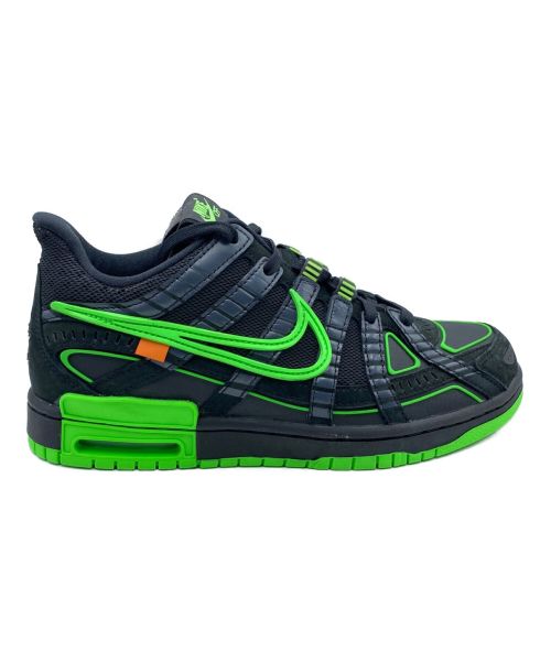 OFFWHITE（オフホワイト）OFFWHITE (オフホワイト) NIKE (ナイキ) AIR RUBBER DUNK LOW ブラック×グリーン サイズ:US9の古着・服飾アイテム