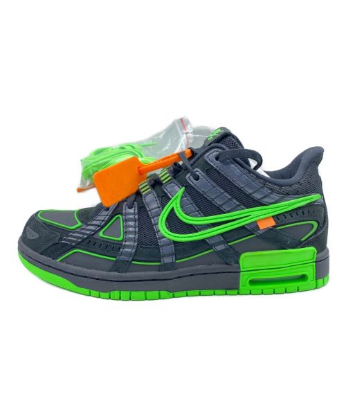 OFFWHITE（オフホワイト）OFFWHITE (オフホワイト) NIKE (ナイキ) AIR RUBBER DUNK LOW ブラック×グリーン サイズ:US9の古着・服飾アイテム