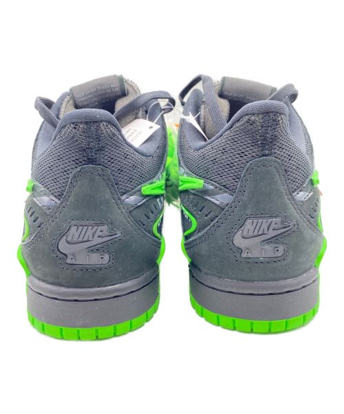 OFFWHITE（オフホワイト）OFFWHITE (オフホワイト) NIKE (ナイキ) AIR RUBBER DUNK LOW ブラック×グリーン サイズ:US9の古着・服飾アイテム